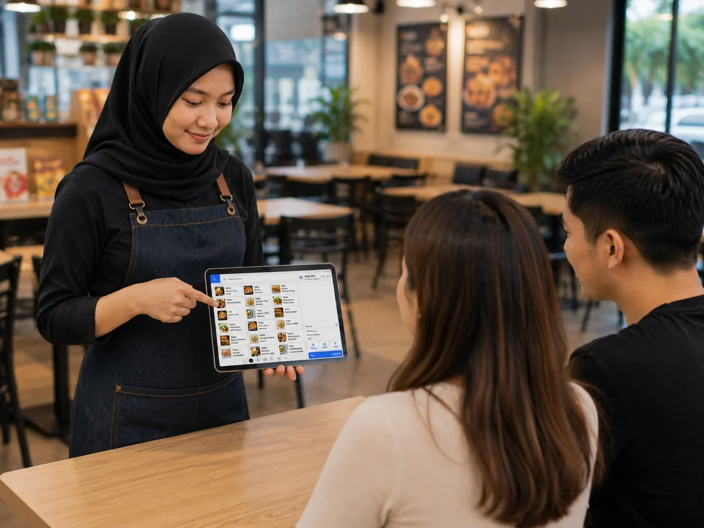 FeedMe POS in use at a restaurant