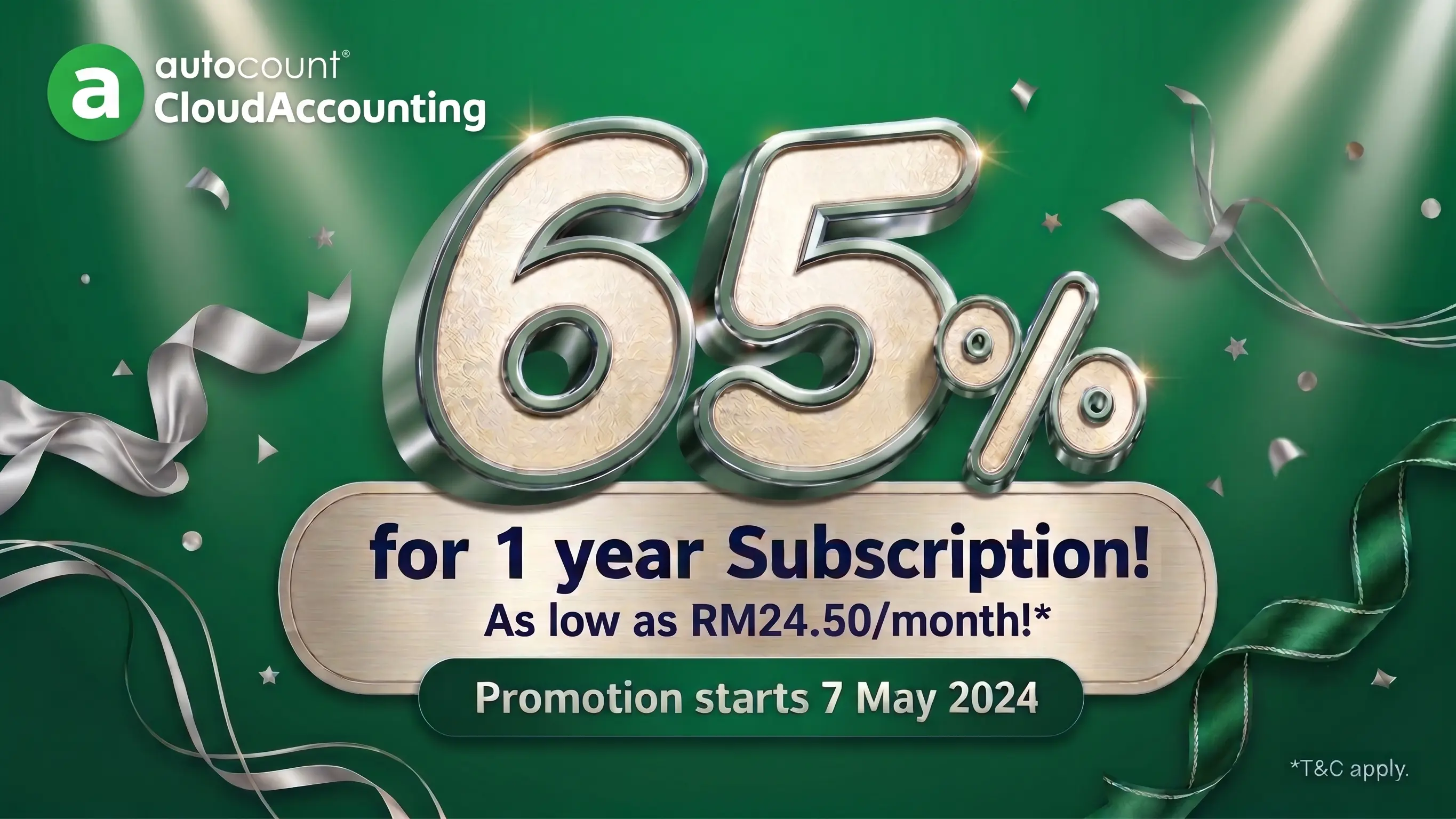 CloudAccounting 65 Promo